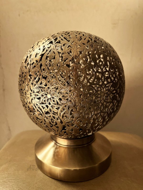 Exquisite Moroccan Brass Lamp – Versatile Lighting for Table, Desk, Floor & Ceiling | Perfect Gift