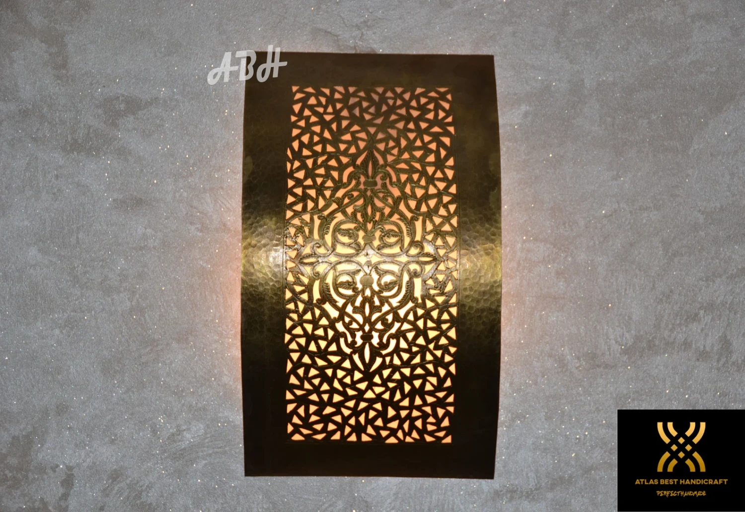 Set Of 2 Wall Sconce Light, Moroccan Handmade wall lamps, Brass Wall Light, wall decor